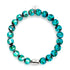 Astra verte | Argent sterling 925 | Bracelet en verre solaire